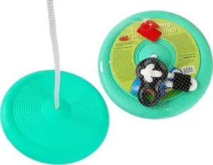 Garden Round Disc Swing for Children, LEAN Sport model 8561, green