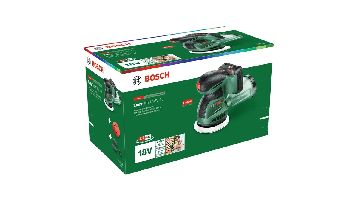 Орбитальная шлифмашина Bosch EasyOrbit 18V-10 Photo 7