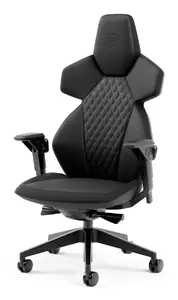 Кресло для ПК noblechairs DAWN — с мягким сиденьем, макс. нагрузка 110 кг, ширина сиденья 53 см, чёрное
