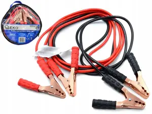 Jump starter cables GEKO 600A 3 m, heavy-duty battery booster set