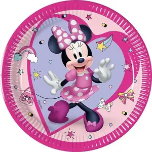 Paper party plates GoDan Minnie 20 cm, pack of 8