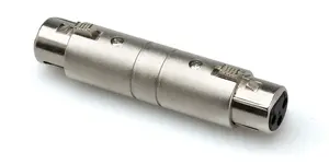 Audiokabelis Hosa XLR3 uz XLR3 sudraba krāsā, 3 kontaktu līdzsvarots savienotājs