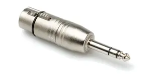 Audio kabelis Hosa 1/4" TRS uz XLR3, sudrabots, savienotāji: 1/4" TRS ↔ XLR3