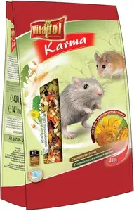 vitapol mouse food in bag 400 g - complete dry feed for mice