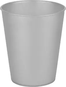 Reusable cup TEKA Silver Decorata Party – single-piece party cup, decorative silver finish