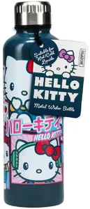 Metāla ūdens pudele Paladone Hello Kitty PP13290HK, atkārtoti lietojama sporta pudele