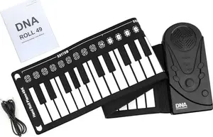 Rullējamā gumijas portatīvā tastatūra Bitmat DNA ROLL 49, 49 taustiņi, elastīgs silikons, USB