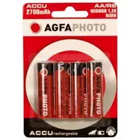 Rechargeable NiMH AA battery AgfaPhoto Mignon 2700 mAh 1.2V