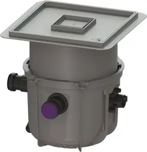 Submersible wastewater pumping station Kessel Minilift for installation with tile-covering lid, model 280570x