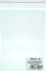Пакет с тянущимся швом Office Products 80×120 мм LDPE, прозрачный, 100 шт.