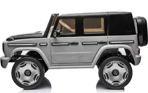 Mercedes ride-on toy car EQG silver – Mercedes brand, model EQG, children's electric ride-on