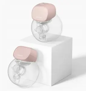 Krūšu pumpis U-grow Momcozy S9 Pro dubultā, rozā, ar 180 ml krājtrauku