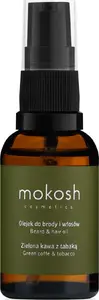Beard and Hair Oil Mokosh Green Coffee with Tobacco 30 ml – nourishing oil for facial hair and scalp