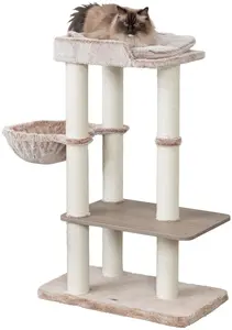 Cat scratching post Feandrea TRIXIE 48154 freestanding, 1050×680×380 mm, brown/white