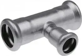 KAN-therm Inox Press reducing tee 54x35x54 mm model 1609260055 stainless steel