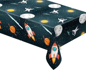Пластиковая скатерть GoDan Rocket Space 120x180 см Photo 1