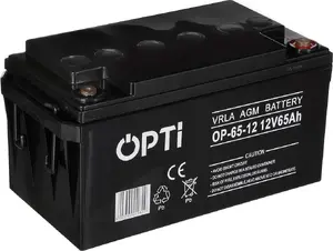 Sealed AGM аккумулятор Opti 12V 65 Ah, Opti OPTI 12V 65 Ah (6AKUAGM026)