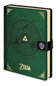 Writing notebook A5 hardcover — The Legend Of Zelda design, green, PYRAMID (A5, hardcover)