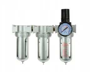 Air filter and moisture separator with triple stage + regulator GEKO BIG (10)