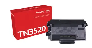 Laser toner cartridge Xerox Everyday Black compatible with Brother TN3520, jumbo capacity 20,000 pages