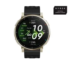 Умные часы Amazfit Active 3 — 1.32" (3.35 см) AMOLED 466×466, GPS, аккумулятор 365 мА·ч, силиконовый ремешок