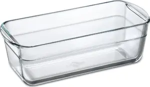 Loaf pan, borosilicate glass, 28.5 x 11.5 x 8 cm, 1.5 L, No name