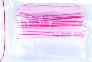 Plastic string bag Office Products 150x200 mm LDPE transparent, pack of 100