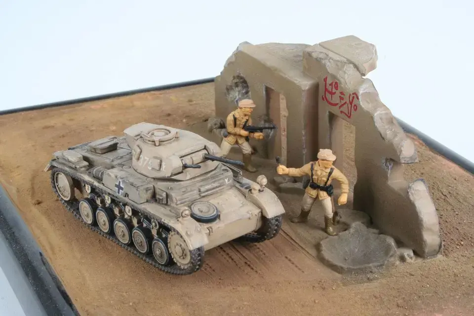 REVELL PzKpfw II Ausf. F модель танка 1:76 Photo 3