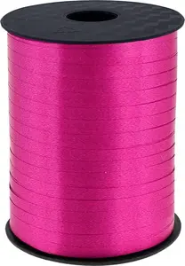 Ribbon GoDan pastel fuchsia 458 m — decorative craft ribbon, continuous length 458 m