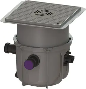 Kessel Minilift S floor-mounted sewage lifting station with black cover