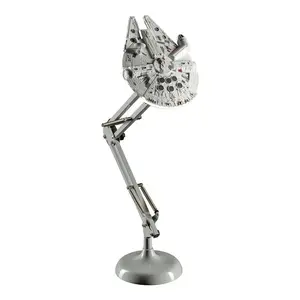 Galda lampa Quant PP5056SWV3 — pelēka, Star Wars tēma, 1 spuldze, 650×120×140 mm, vads 3 m
