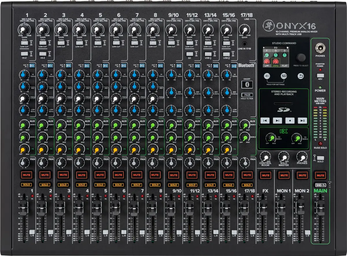 Mackie ONYX 16 микшер — 16 каналов Photo 4