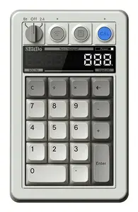 Numeric keypad 8Bitdo Retro 18 Mechanical Numpad M Edition — 18-key Bluetooth/USB/RF Wireless, Grey