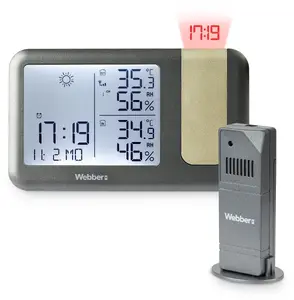Weather station Meteo WS207 with DCF time sync and laser projector — Meteo WS207