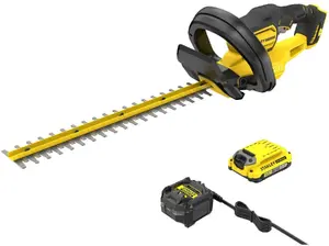 Hedge Trimmer STANLEY SFM V20 50 cm — cordless, compatible with 20V V-series batteries (1×2Ah included)