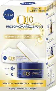 Pretgrumbu krēmu komplekts Nivea Q10 dienas un nakts sejas kopšanai