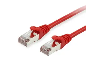 Патч‑кабель Sonstige Cat.6 S/FTP 3,0 м, RJ-45—RJ-45, красный, позолоченные контакты, 1 Гбит/с