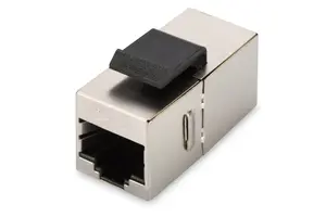 Modular RJ-45 coupling Sonstige Digitus CAT 6 Class E shielded – ABS, copper, gold-plated contacts