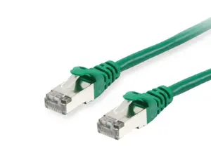 Patch cable Sonstige Cat.6 S/FTP, 3.0 m, RJ‑45–RJ‑45, gold contacts, green