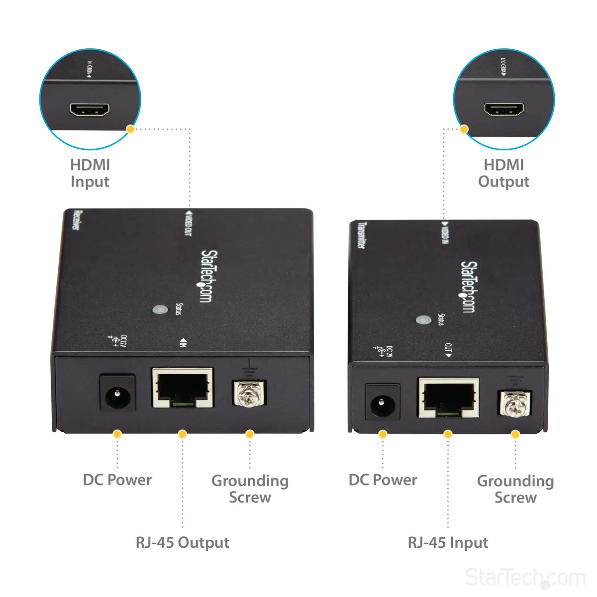 Sonstige ST121HDBTE HDBaseT HDMI pagarinātājs pār CAT5e Photo 10