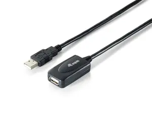 Active USB 2.0 Type A Extension Cable Sonstige 15 m — Male to Female, Black