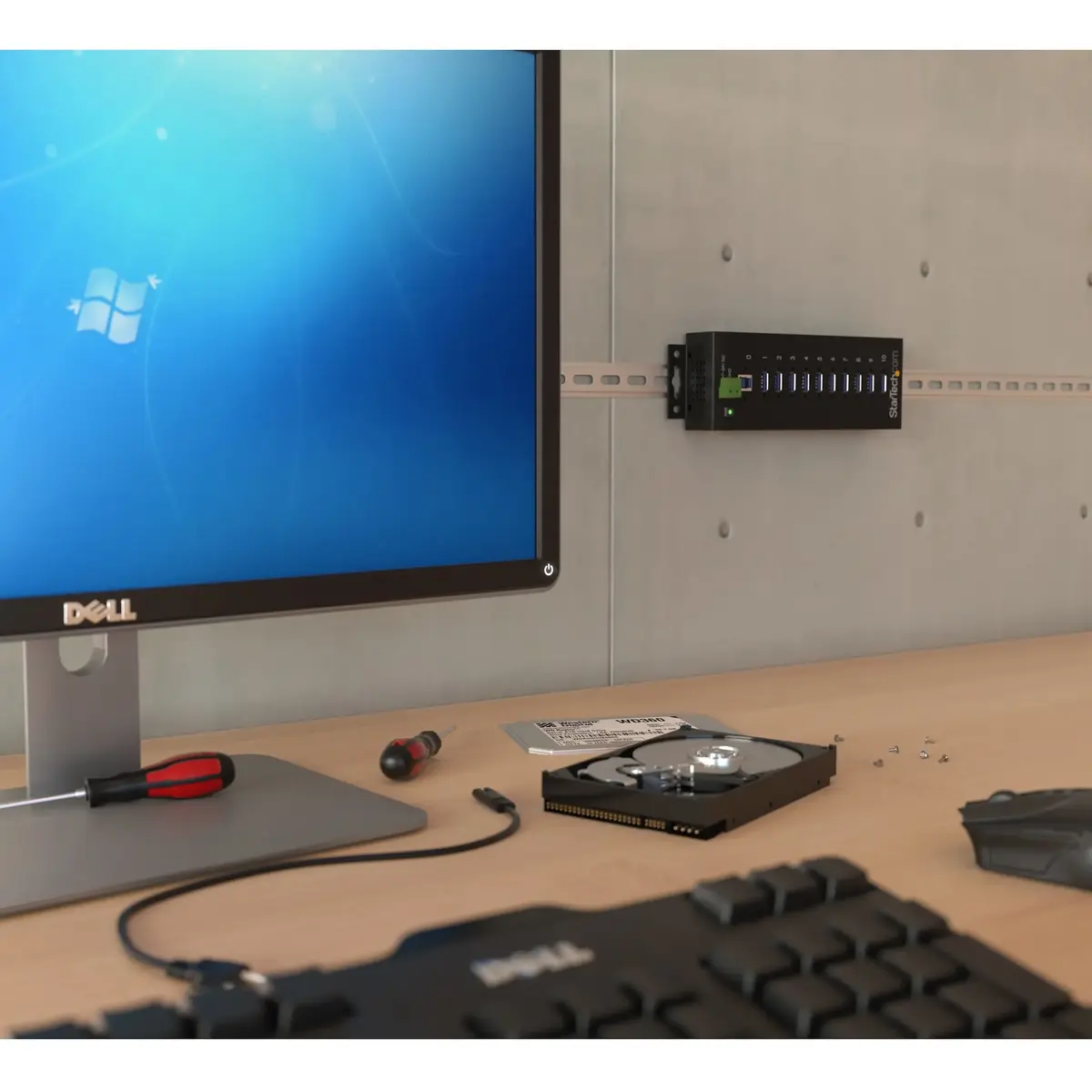 Industriāls USB 3.0 hubs Sonstige ST1030USBM Photo 4