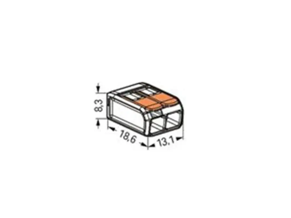 Wago Compact 2‑проводный соединитель 0,2–4 мм² Photo 7