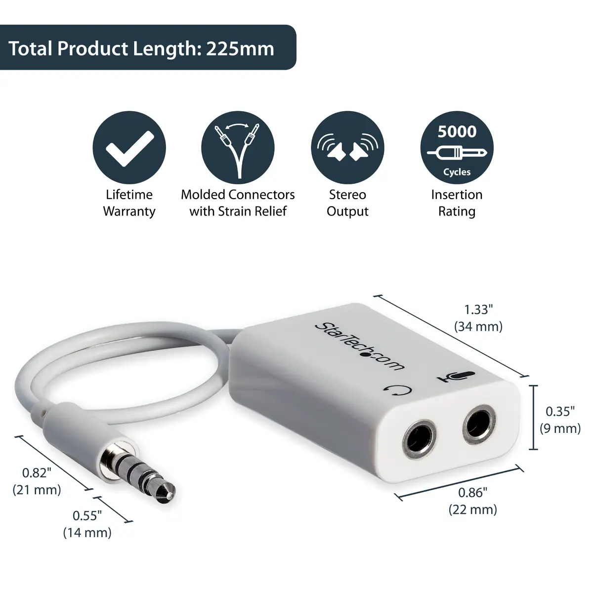 Headset adapter Sonstige MUYHSMFFADW — 3.5mm TRRS to 2×TRS Photo 8