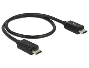 Cable USB 2.0 Sonstige DeLOCK 83570, USB B to USB B, 0.3 m, male–male, black