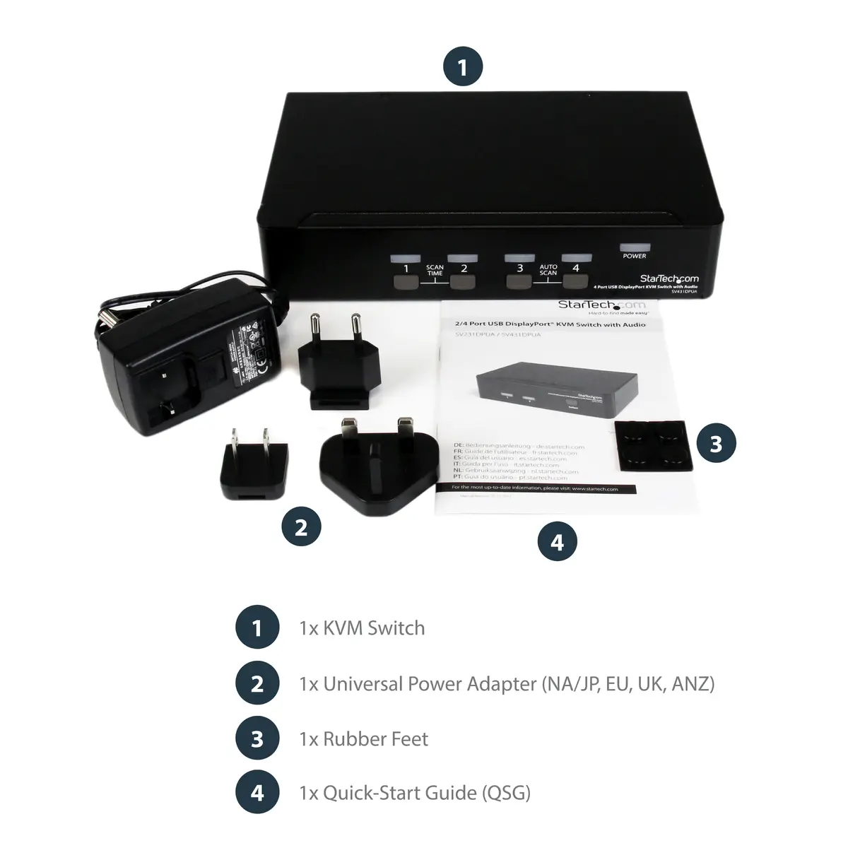 KVM switch 4-port USB DisplayPort Sonstige SV431DPUA Photo 10