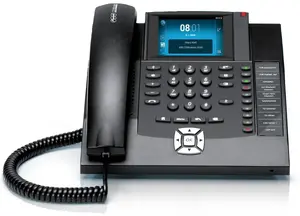 Analog telephone Sonstige Auerswald COMfortel 1400 — speakerphone, 3.5" display, 1600-entry phonebook, Caller ID, black
