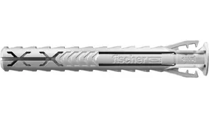 Paplašināmais dībelis Fischer 568110 (nylons) Ø10 mm × 80 mm, iep. 25, paredzēts betonam/ķieģelim/AAC/gipsam