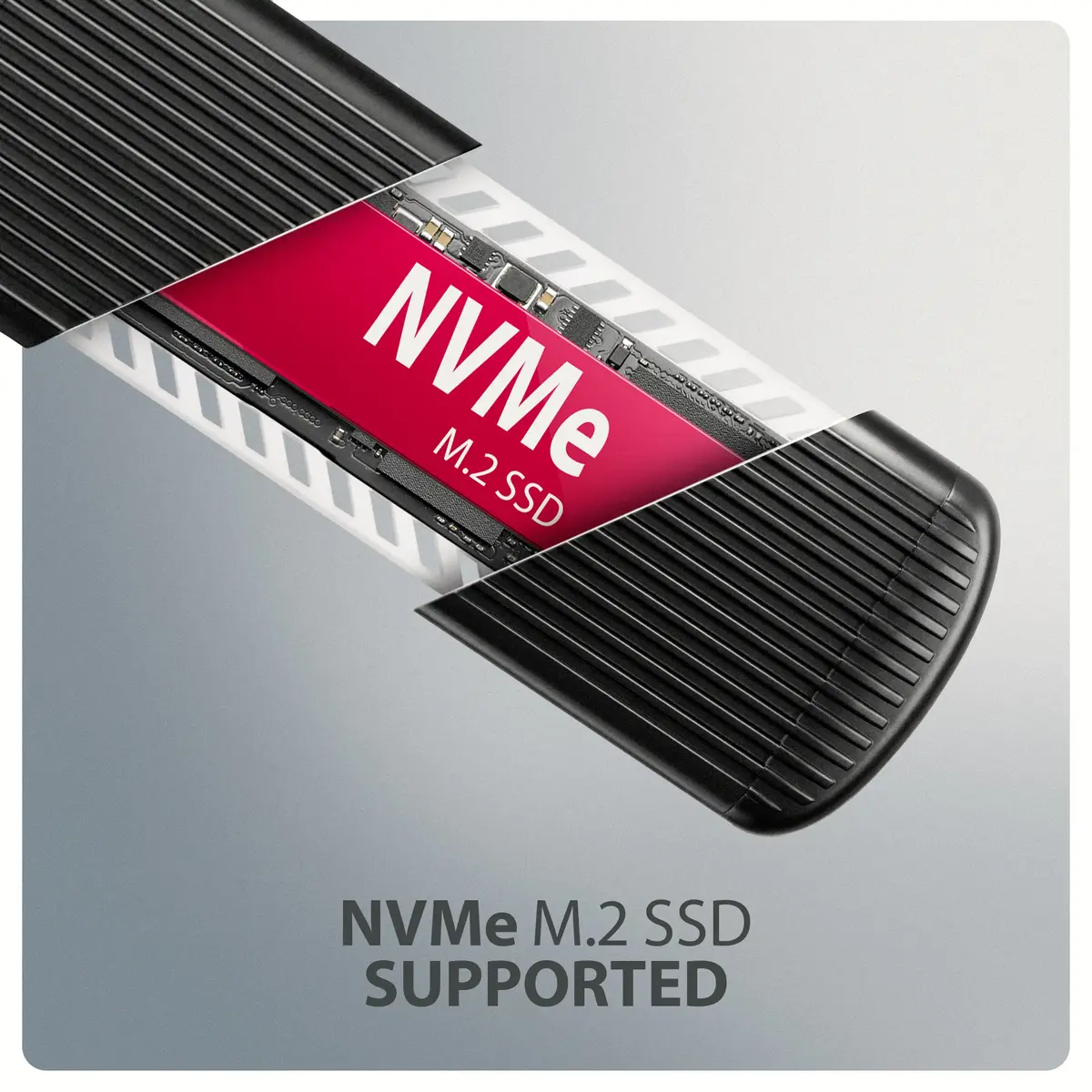 AXAGON EEM2-SC ārējais USB‑C korpuss M.2 NVMe Photo 5
