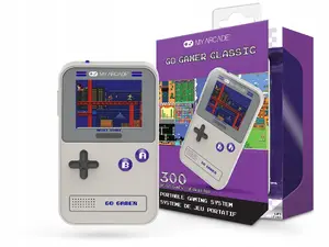 Портативная ретро-игровая консоль DREAMGEAR My Arcade Go Gamer Classic 300 в 1 серо‑фиолетовая